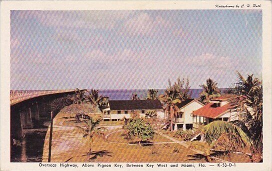 Florida Key West Overseas Highway Above Pigeon Key West And Miami