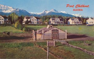 Totem Village at Parade Ground - Port Chilkoot AK, Alaska