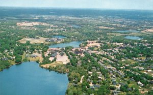 Vintage Postcard Air View Falmouth on Cape Cod Massachusetts MA