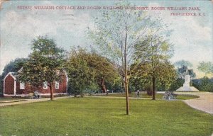 Rhode Island Providence Betsey Willams Cottage And Roger Williams Monument Ro...