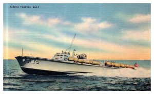 Patrol Torpedo Boat of the Navys mosquito fleet Boat Postcard