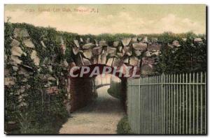 Old Postcard United States Tunnel Newport Cliff Walk