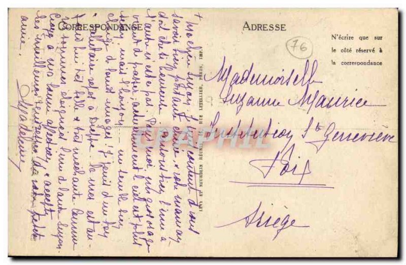 Old Postcard Dieppe Eglise Saint Jacques