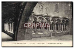 Old Postcard Aix en Provence Le Cloitre Saint Savior Cathedral