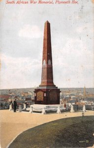US21 Europe UK England South Africa war memorial Plymouth Hoe obelisk 1917