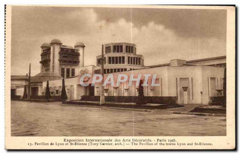 Old Postcard Exposition Internationale des Arts Decoratifs Paris