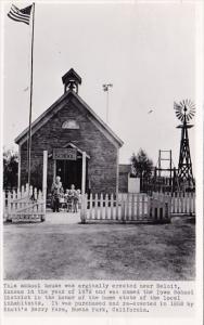 This School House Was Orginally Erected Near Beloit Buena Park California 195...