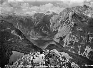 BG3686  iennergipfel auf stein meer konigsee u watzmann CPSM 15x9.5cm germany