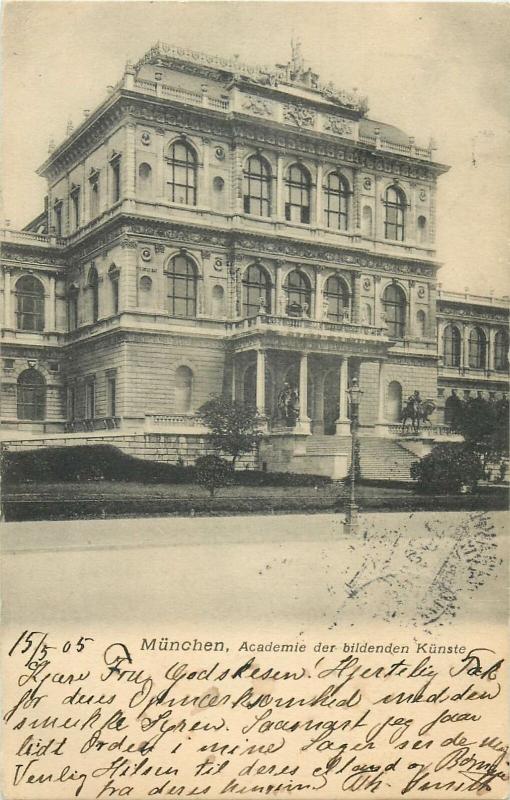 AK München Academie der bildenden Künste 1905