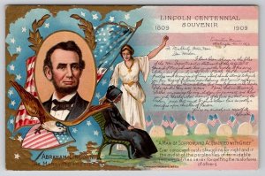 Abraham Lincoln Centennial Souvenir Nash Postcard C23