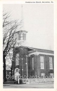 Presbyterian Church Warrenton, VA, USA Postcard