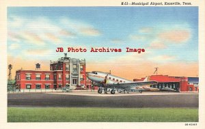 TN, Knoxville, Tennessee, Municipal Airport, Terminal Building, Airplane 