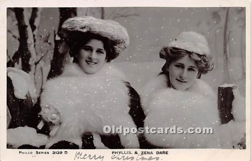 Phyllis & Zena Dare Theater Actor / Actress 1906 