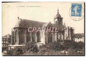 Old Postcard Colmar Cathedrale St Martin