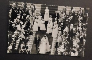 Mint Royalty RPPC Postcard HRH The Princess Margaret and Antony Jones Wedding