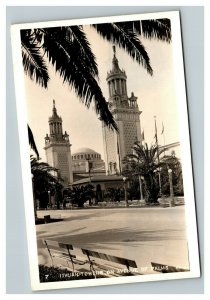 Vintage 1900's RPPC Postcard Panama Pacific Exposition Italian Towers