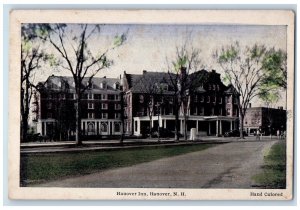 1929 Hanover Inn Roadside View Building Hanover New Hampshire Vintage Postcard 