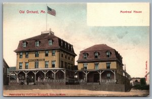 Postcard Old Orchard Beach ME c1910s Montreal House View from Beach Defunct