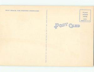 Linen black americana postcard J2642