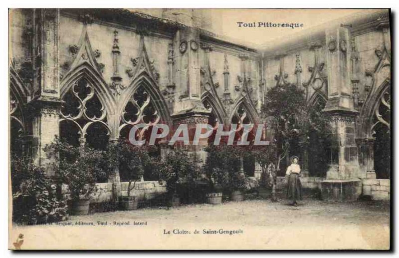 Old Postcard Toul Picturesque Le Cloitre Saint Gengoult