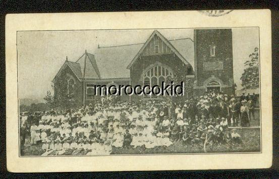 RARE 1908 KNOX PA CLARION COUNTY SABBATH SCHOOL ASSOCIATION CONVENTION GROUP PIX