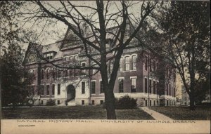 Urbana Illinois IL University of Illinois Natural History Hall c1910 Postcard