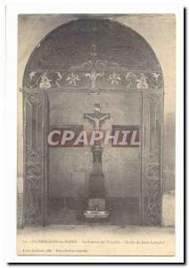 Plombieres les Bains Old Postcard The source grilled crucifix Jean Lamout