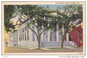 First Baptist Church , MOBILE , Alabama , 30-40s