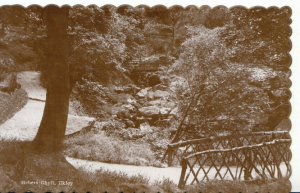 Yorkshire Postcard - Hebers Ghyll - Ilkley - Real Photograph - Ref 3940A