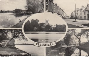 RP: ELLESMERE , Shropshire , UK , 1952 ; 5 view PC