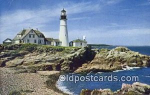 Portland Head Light Casco Bay, Portland, ME, USA 1964 