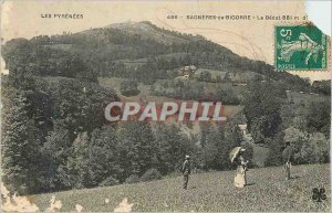 Old Postcard The Pyrenees Bagneres de Bigorre The Bedat 881 m