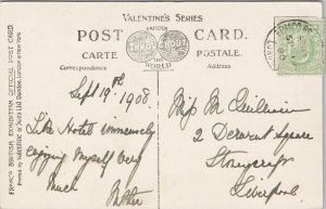 Flip-Flap Franco-British Exhibition 1908 Valentine & Sons Postcard G58