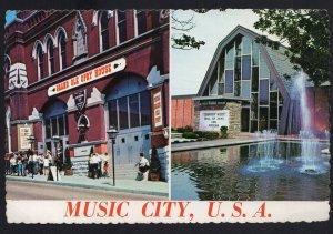 Tennessee NASHVILLE Music City Grand Ole Opry House Music Hall of Fame - Cont'l