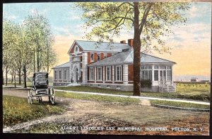 Vintage Postcard 1907-1915 Albert Lindsey Lee Memorial Hospital Fulton New York