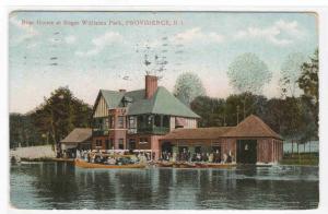 Boat House Roger Williams Park Providence Rhode Island 1908 postcard