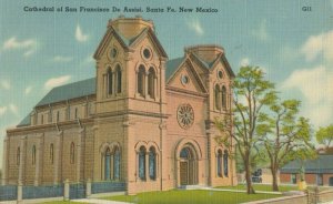 SANTA FE , New Mexico , 30-40s ; Cathedral of San Francisco De Assisi