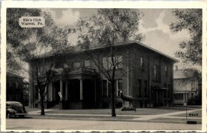 Postcard Elk's Club in Warren, Pennsylvania~135801