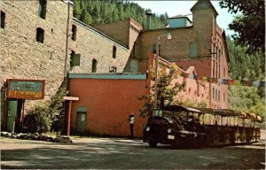 Helena, MT Montana  OLD BREWERY THEATRE & TOUR TRAIN  Roadside  Chrome  Postcard