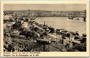 Beograd Vue Du Kalemegdan Sur La Ville Serbia Postcard