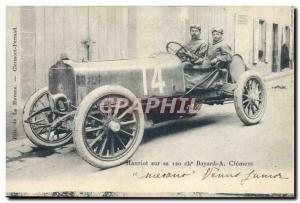 Old Postcard Automotive Henriot on its 120 horses Bayard A Clement