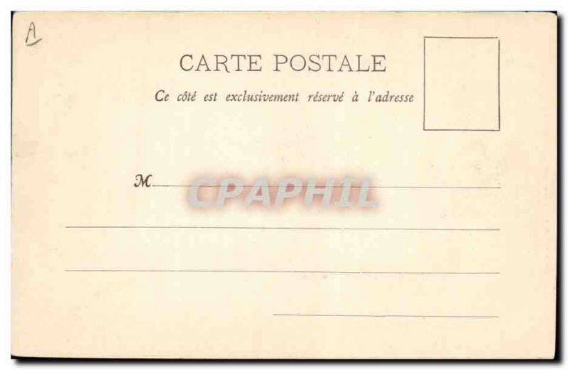 Old Postcard The War Ship stranded Cosmao