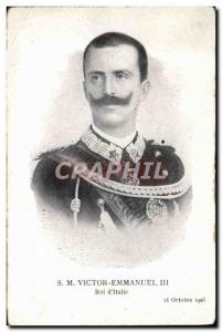 Old Postcard SM Victor Emmanuel III King of & # 39Italie