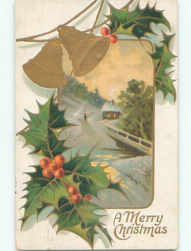 Divided-Back CHRISTMAS SCENE Great Postcard AA0223