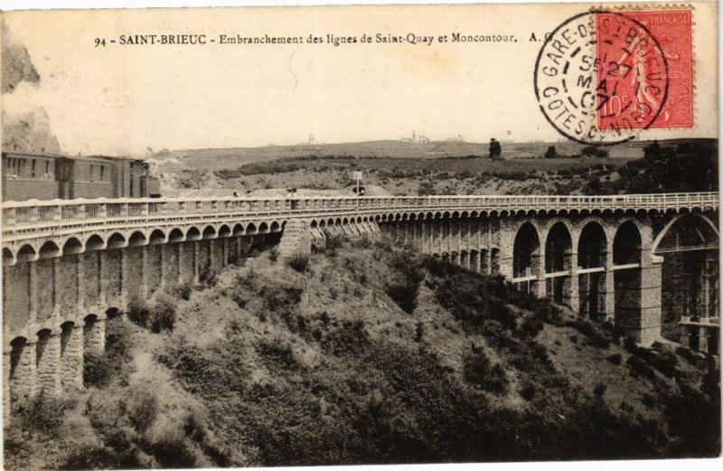 CPA St-BRIEUC-Embranchement des lignes de St-QUAY et MONCONTOUR (231259)