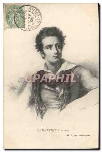 Old Postcard Lamartine 20 years