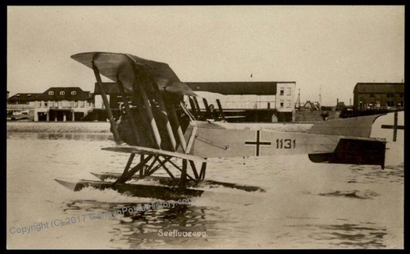 Germany WWI Aviation Airplane Seeflugzeug  RPPC 66638