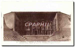 Orange - Interior of the Theater Antique - in its original state - Old Postcard