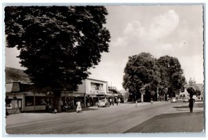 c1950's Shopping Store VW Beetle Mosbach Baden Germany RPPC Photo Postcard 