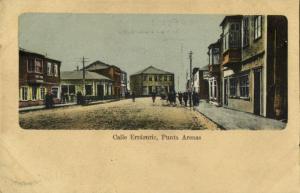 chile, PUNTA ARENAS, Magallanes, Calle Errázuriz (1910s) Postcard